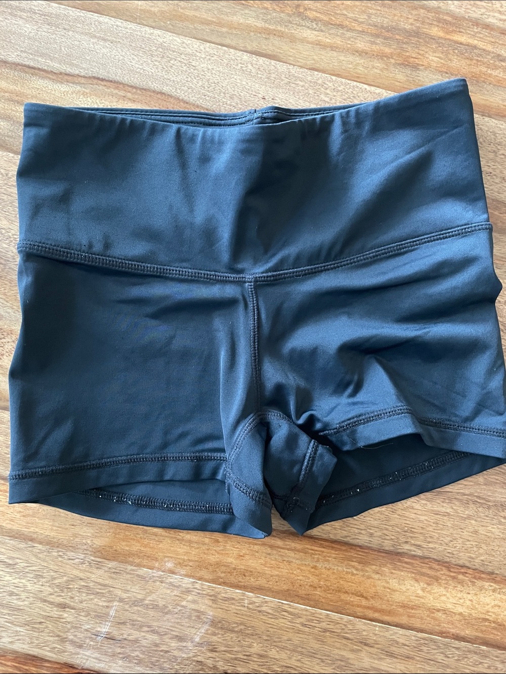 balera Black High-Waist Dance Shorts